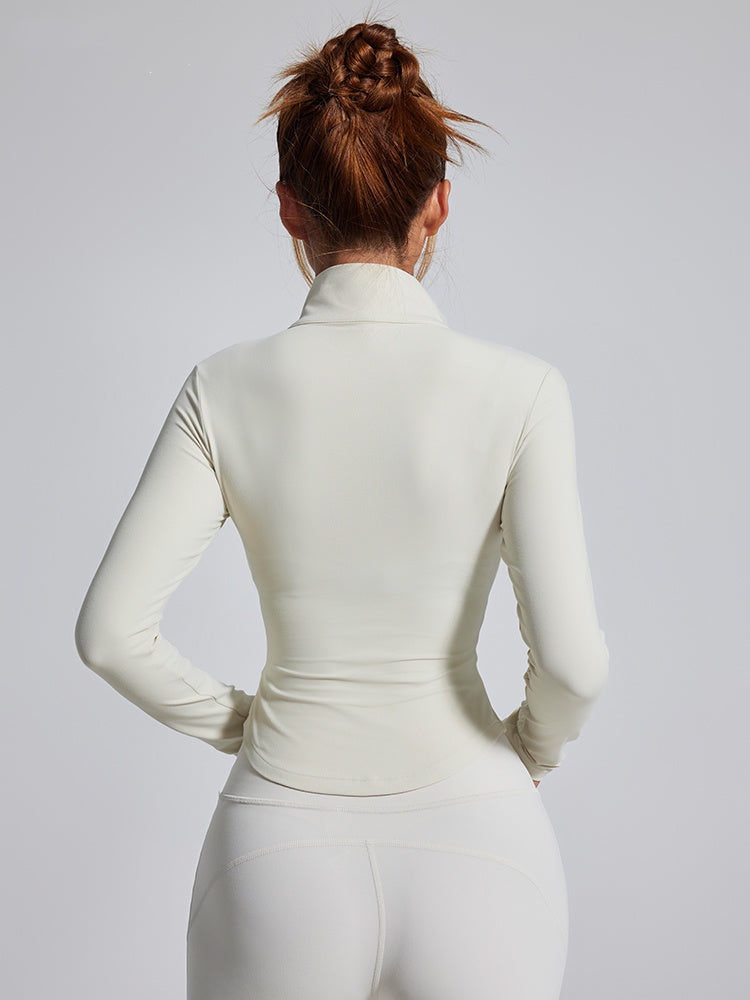 Half Zip Long Sleeve Top