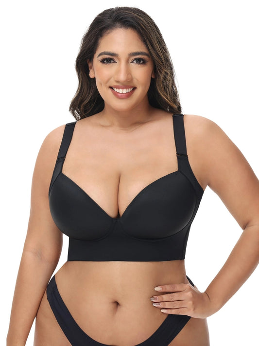 No Roll Allowed Smoothing Back Bra