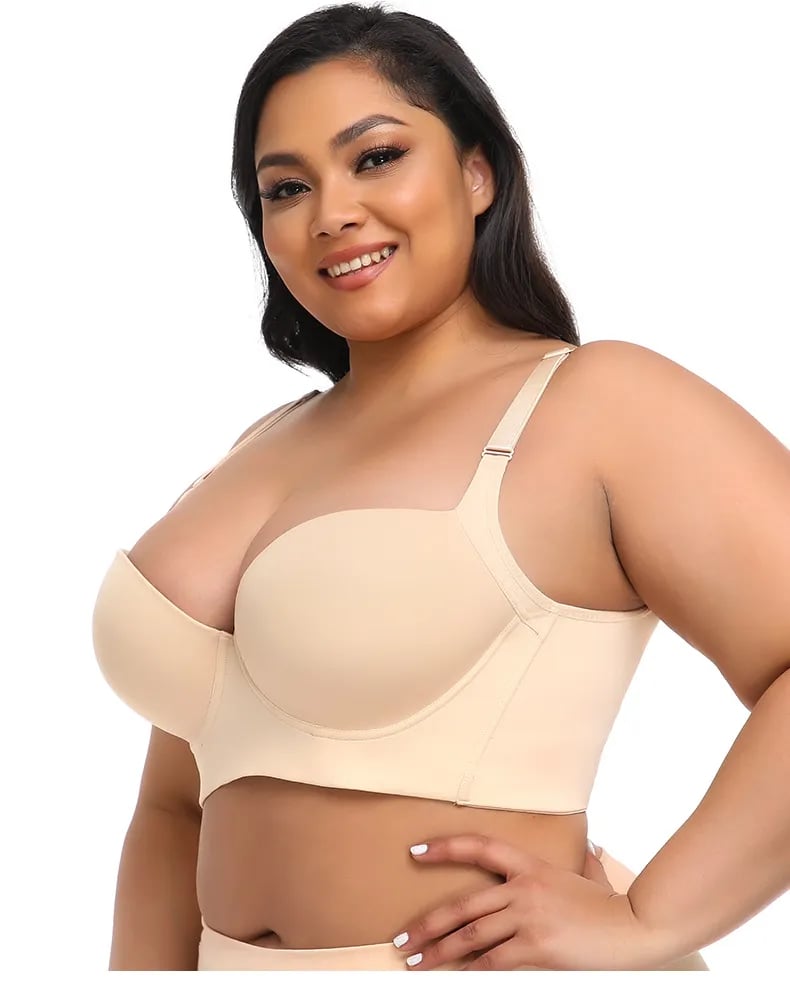 BUY 1 GET 1 FREE ( Add 2 Pcs To Cart ) - No Roll Allowed Smoothing Back Bra