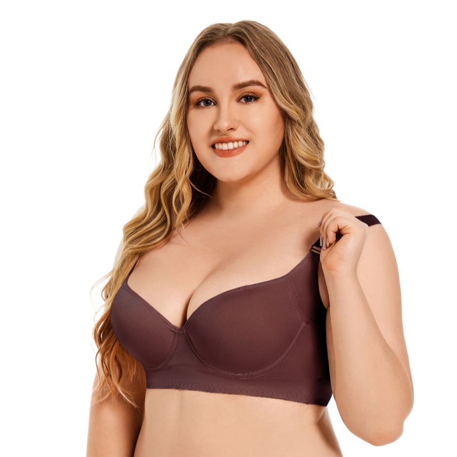 BUY 1 GET 1 FREE ( Add 2 Pcs To Cart ) - No Roll Allowed Smoothing Back Bra