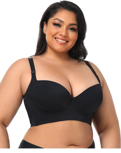 BUY 1 GET 1 FREE ( Add 2 Pcs To Cart ) - No Roll Allowed Smoothing Back Bra