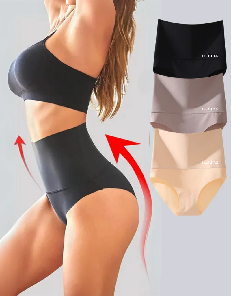 Flexehag® 3-Pack High Waisted Tummy Control Briefs