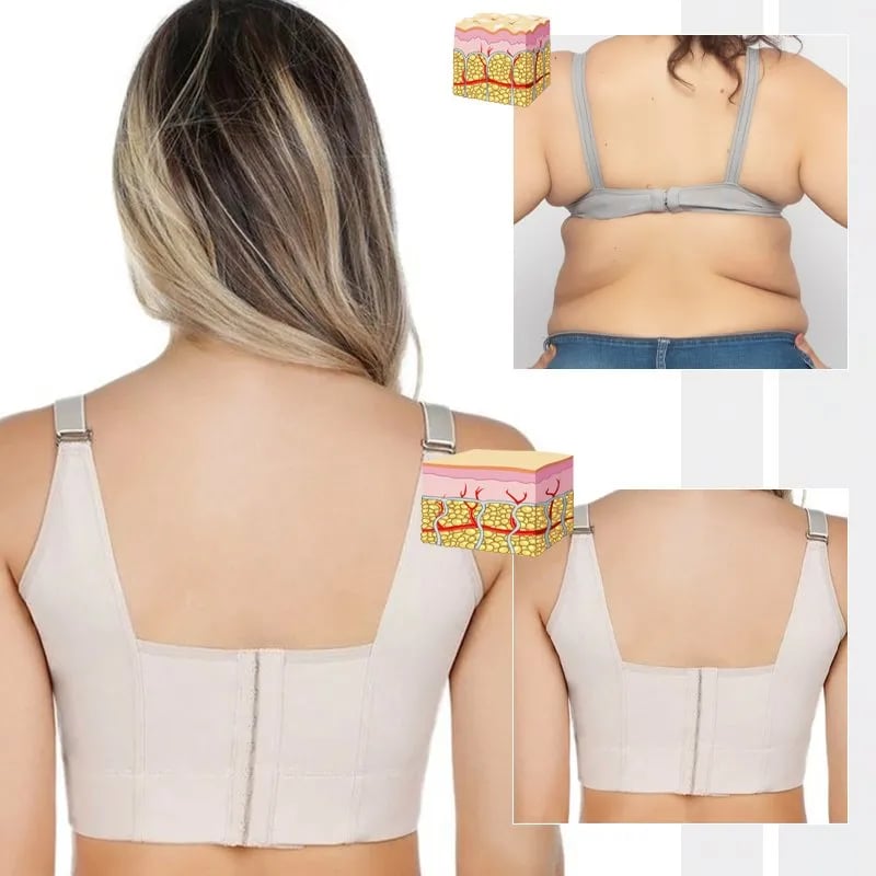 BUY 1 GET 1 FREE ( Add 2 Pcs To Cart ) - No Roll Allowed Smoothing Back Bra