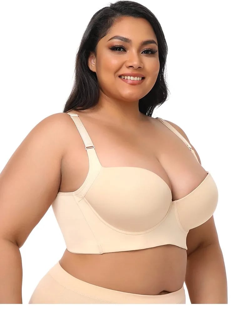 BUY 1 GET 1 FREE ( Add 2 Pcs To Cart ) - No Roll Allowed Smoothing Back Bra