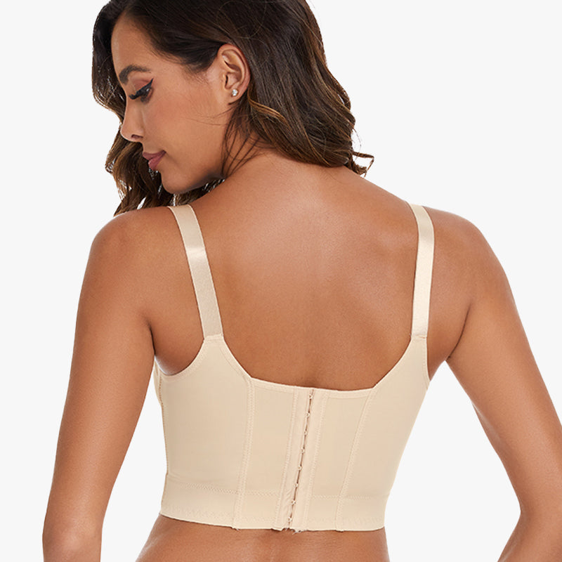 Flexehag® Full-Coverage Back Smoothing Bra-Beige (2 Pack)