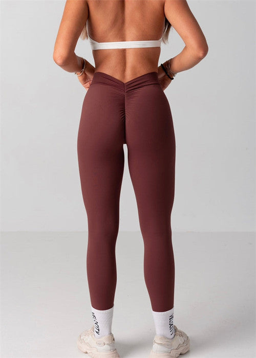 High Waisted V-Back Leggings