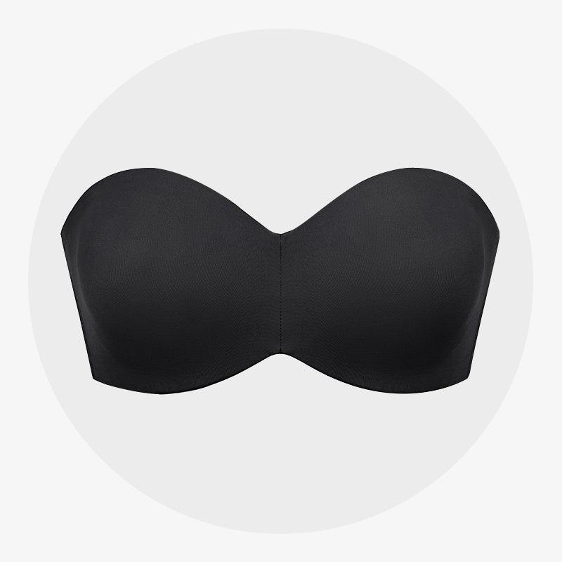 Flexehag® Full Support Non-Slip Convertible Bandeau Bra-Black