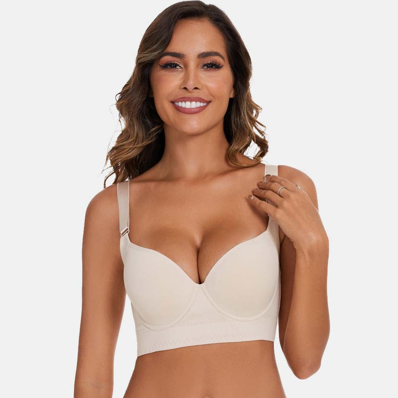 Flexehag®Push-Up Back Smoothing Bra-White