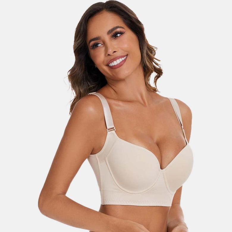 Flexehag®Push-Up Back Smoothing Bra-White