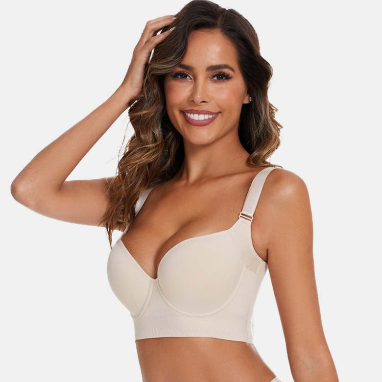 Flexehag®Push-Up Back Smoothing Bra-White