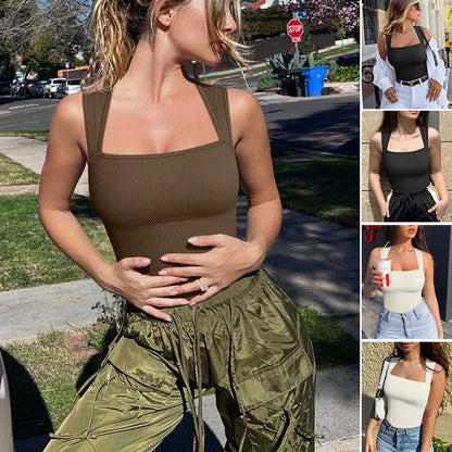 Sleeveless Tummy Control Tank Tops Bodysuits