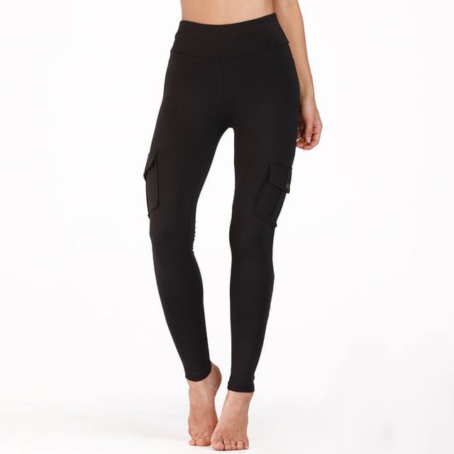 Women's Pocket Sexy Stretch Leggings Fitness Track Pants