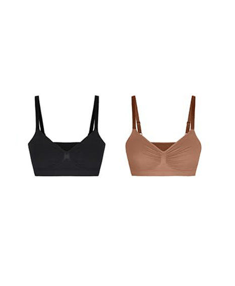 Women's Full Coverage Non-Padded Wireless Sculpt Bra