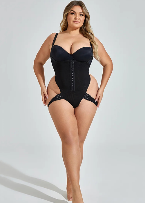 2-In-1 Peach Butt Curvy Tummy Shaper