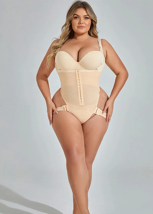 2-In-1 Peach Butt Curvy Tummy Shaper