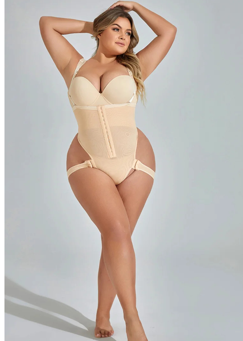 2-In-1 Peach Butt Curvy Tummy Shaper