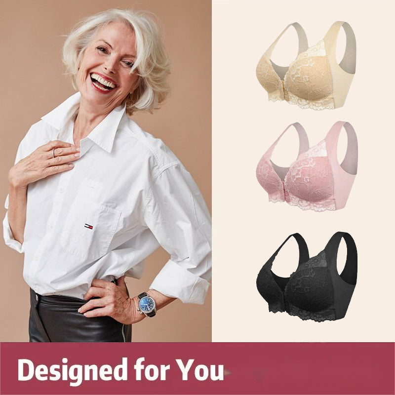 Flexehag®FRONT CLOSURE '5D' SHAPING WIRELESS BEAUTY BACK BRA(BUY 1 GET 2 FREE)