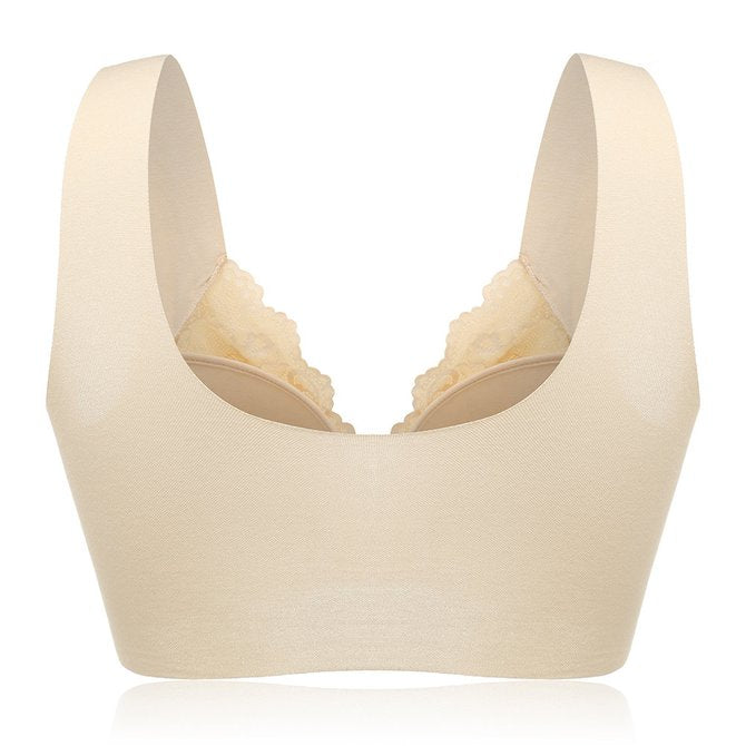 Flexehag®FRONT CLOSURE '5D' SHAPING WIRELESS BEAUTY BACK BRA(BUY 1 GET 2 FREE)-BEIGE