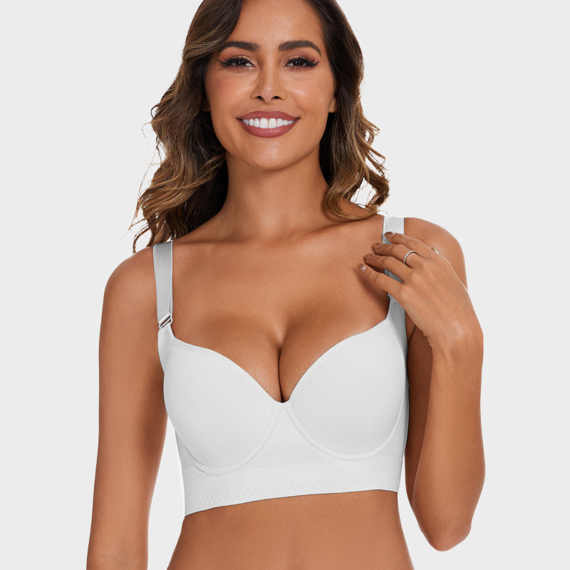 Flexehag®Push-Up Back Smoothing Bra-White