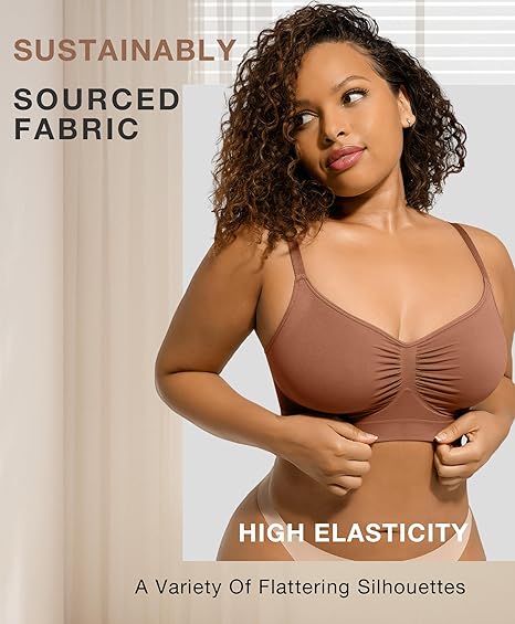 Women's Full Coverage Non-Padded Wireless Sculpt Bra