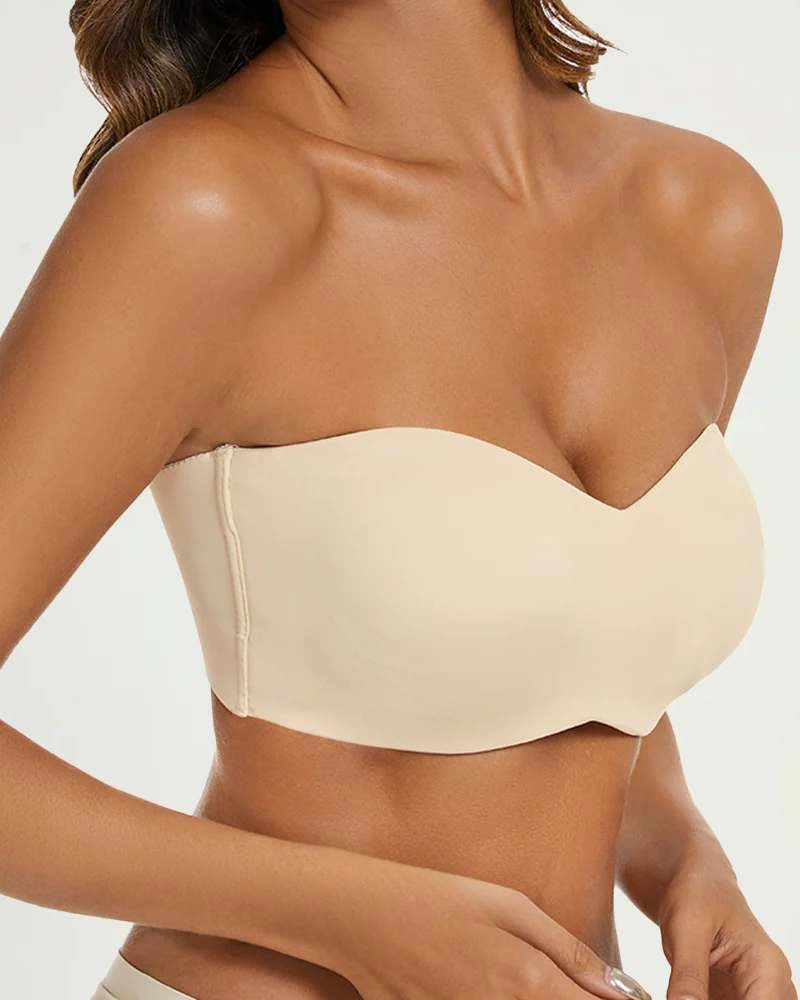 Flexehag® Full Support Non-Slip Convertible Bandeau Bra -Nude