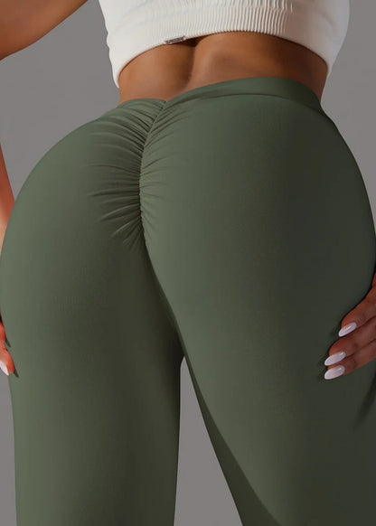 V-Cut Gym Leggings