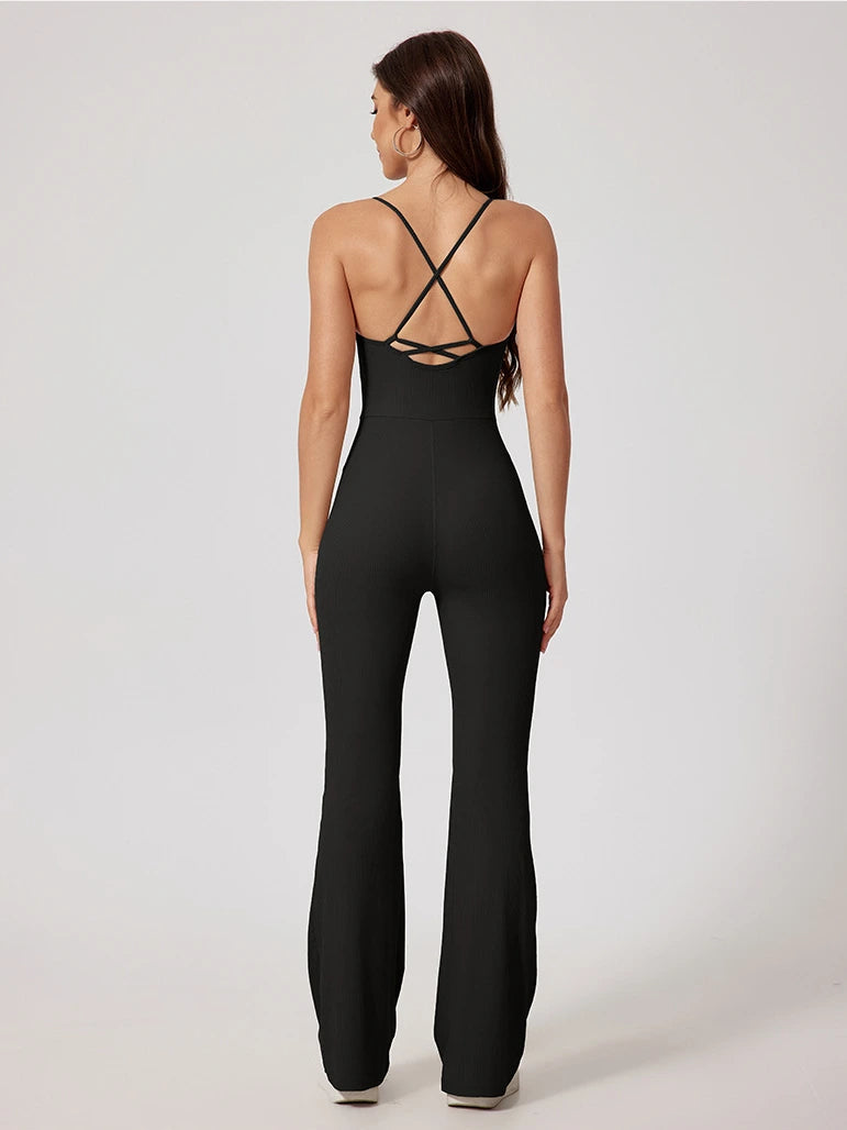 Strappy Halter Suit