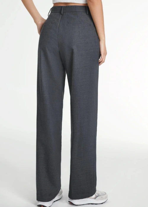 High Waist Tailored Wide Leg Pants