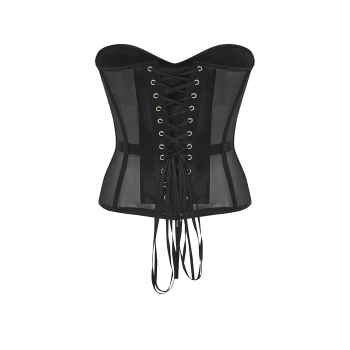 Curvaceous Bustier Black