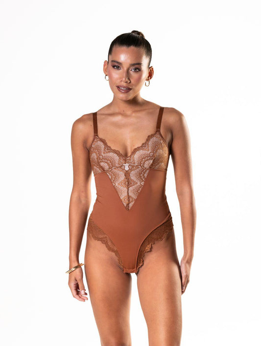 Half Laced Bodysuit