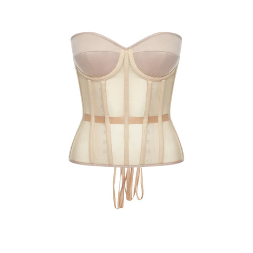 Curvaceous Bustier Champagne