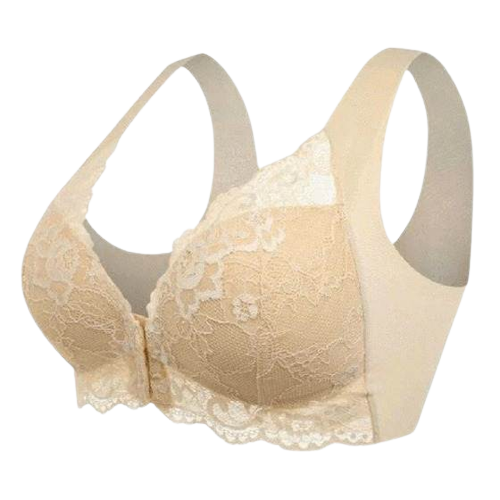 Flexehag®FRONT CLOSURE '5D' SHAPING WIRELESS BEAUTY BACK BRA(BUY 1 GET 2 FREE)-BEIGE