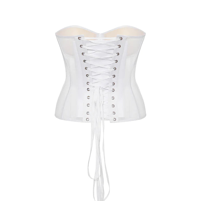 Curvaceous Bustier White