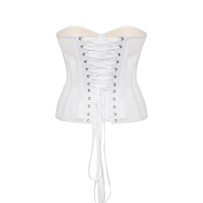 Curvaceous Bustier White