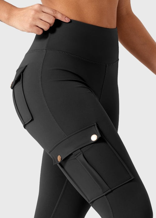 Butt lifting Cargo Leggings With Pockets